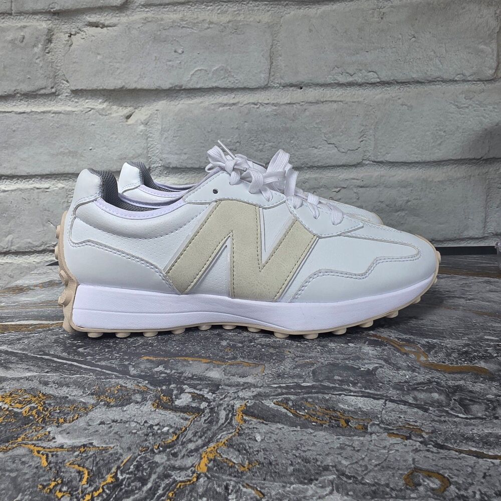 New Balance 327 Women's Fashion Sneakers White Beige